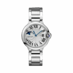 cartier ballon bleu 18kt white gold 33mm ladies watch