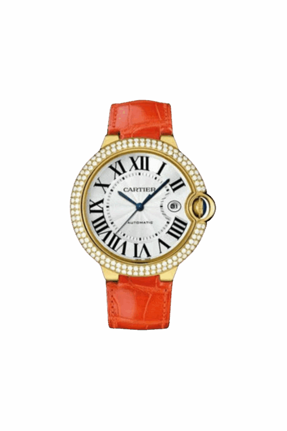 cartier ballon bleu 18kt yellow gold 42.1mm men's watch