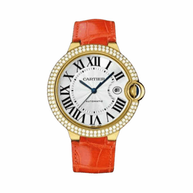 cartier ballon bleu 18kt yellow gold 42.1mm men's watch