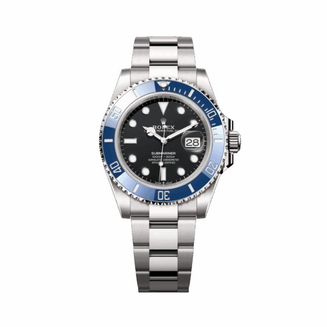 rolex submariner gold date blue ceramic bezel