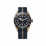 tudor heritage black bay 43mm stainless steel men's watch