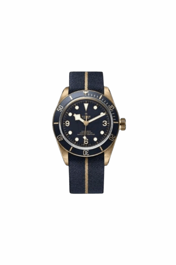 tudor heritage black bay 43mm stainless steel men's watch